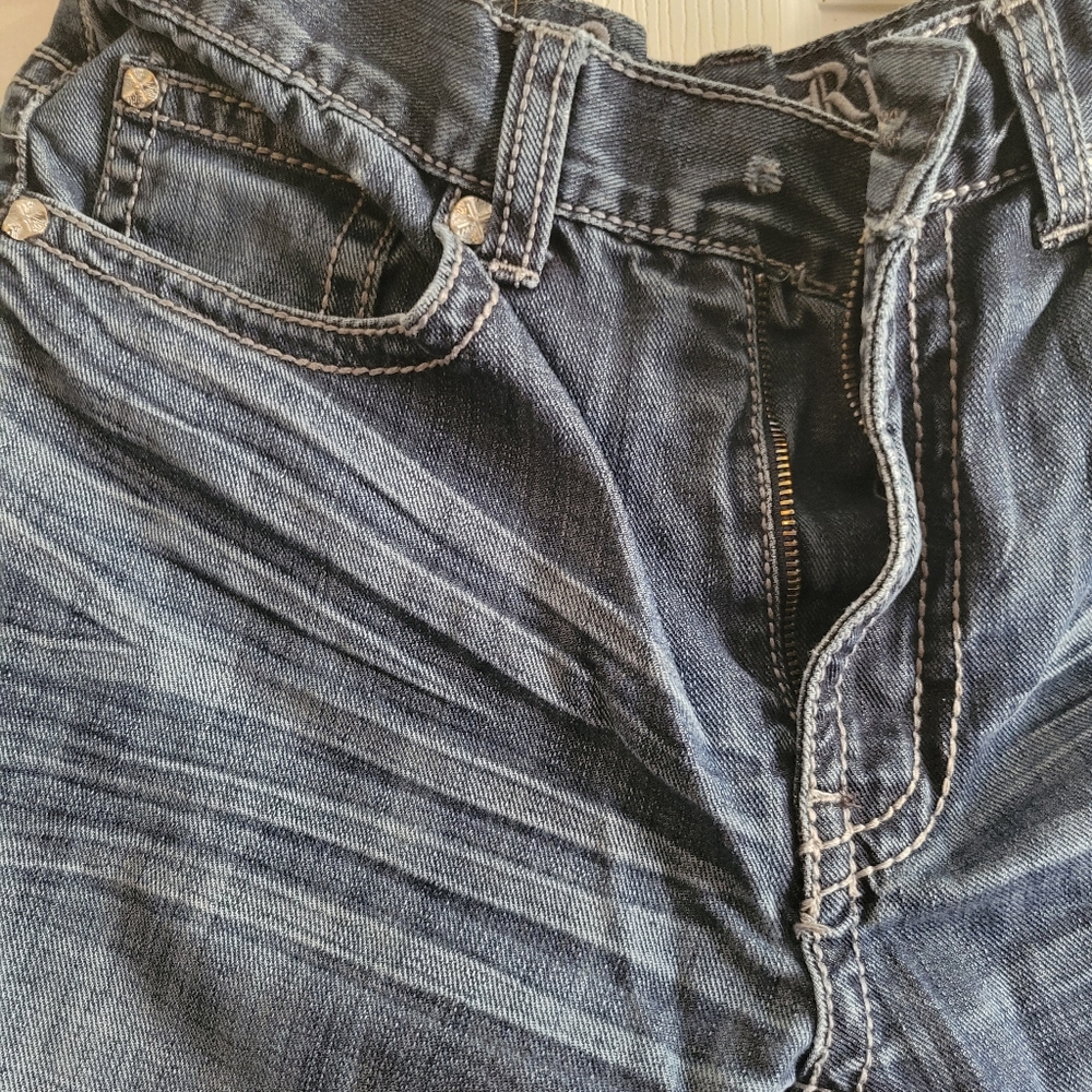 Antique Rivet Jeans - Picture 2 of 4